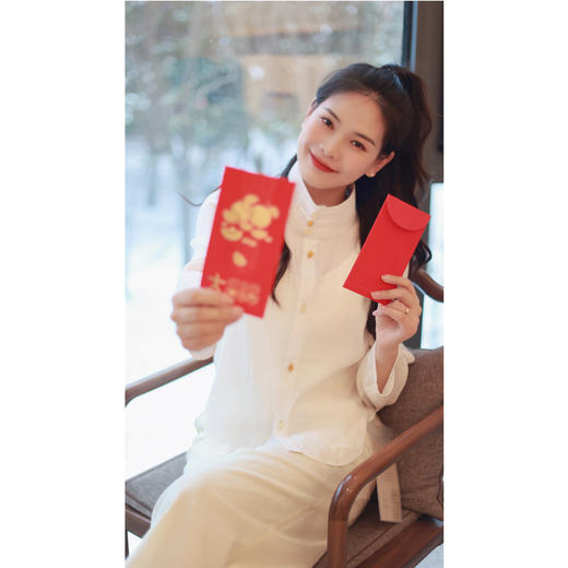 【线上专属】【贺春系列】高领中式衬衫（24710036-丝白D537/D560） 商品图1