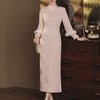 RZY 8028锦棉长款旗袍中式复古优雅气质款旗袍裙 商品缩略图0