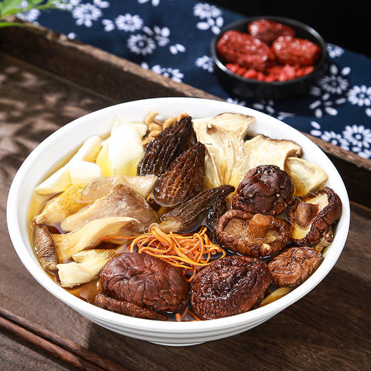 滇闽家人  七彩菌汤包100g食用菌菇干货煲汤火锅熬汤底料食材羊肚菌 商品图3