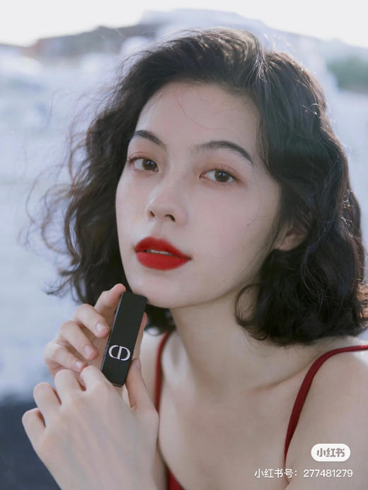 Dior磨砂黑管口红-999色号 商品图0