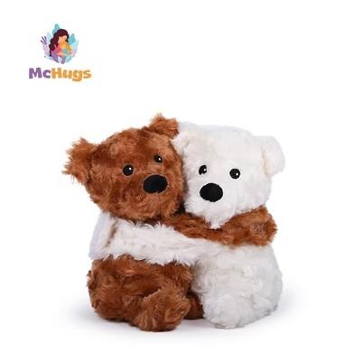 英国MCHugs 对抱卷毛熊Coty 玩偶微波炉加热娃娃薰衣草抱枕公仔娃娃送礼 小号18cm/2 商品图0