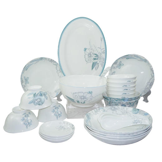 凡瑞斯花之影30头8人用骨瓷餐具 商品图0