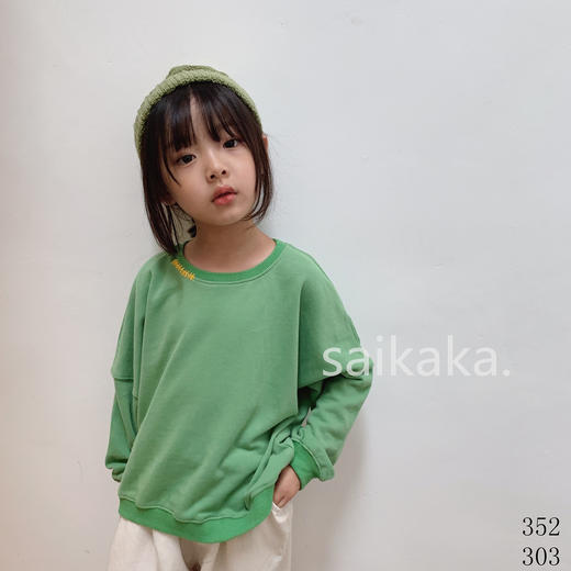 WT352领袖织线卫衣   100-140 商品图5