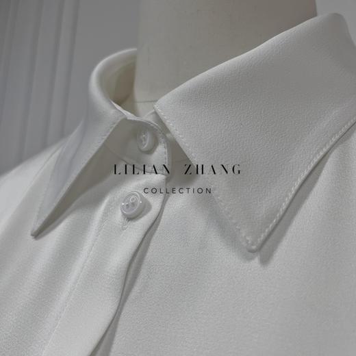 维多利亚—吸烟装(Le Smoking)-中性风优雅气质 白色 衬衫2302012 商品图4