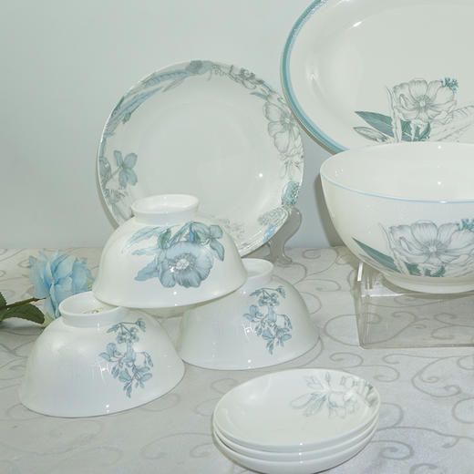 凡瑞斯花之影30头8人用骨瓷餐具 商品图4