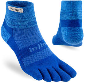 injinji五指袜中筒海蓝MRN/黄土EAR/海湾BAY/棕色SOL加厚马拉松越野跑登山coolmax