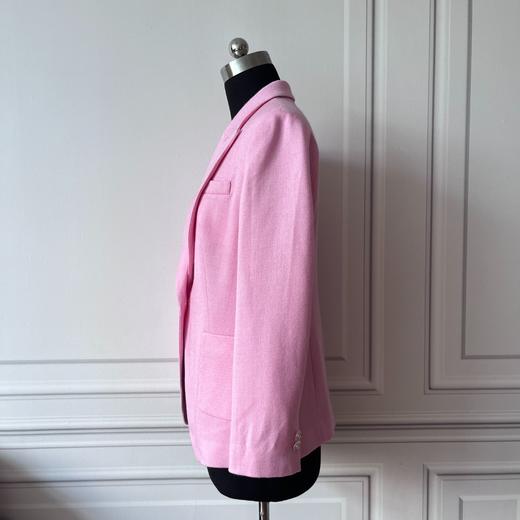 时尚通勤-休闲气质-修身长袖戗驳领一粒扣绵羊毛西装   2105030 商品图1