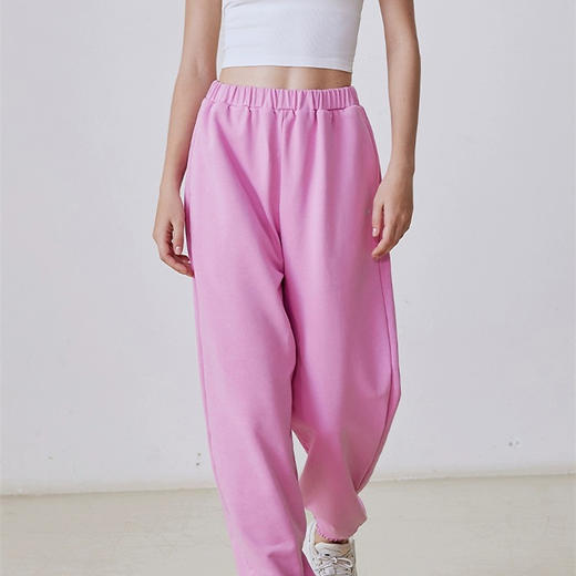 跃牌【明丽逸动】系列 女高腰宽松休闲裤爆款运动长裤AL8041 商品图0