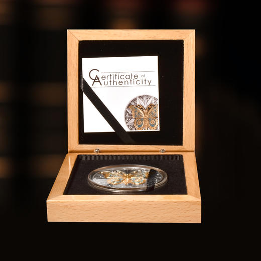 2023年纽埃机械蝴蝶2盎司银币 商品图9