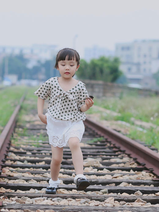 QZLM19007 3-6岁女童白色半裙80-120 商品图2