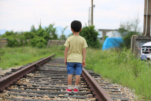 SYZBX076 3-6岁单肩扣T恤80-120 商品图3