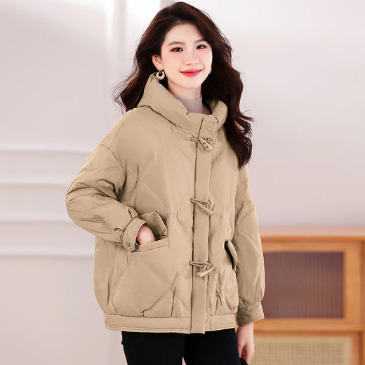 冬季新款，女短款白鸭绒小个子羽绒服HR-YIZX8211A 商品图3
