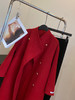 安娜红色羊毛大衣 商品缩略图6