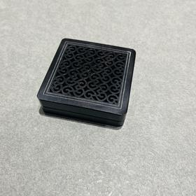 掐银丝便携盘单层盘香盒（款式随机）