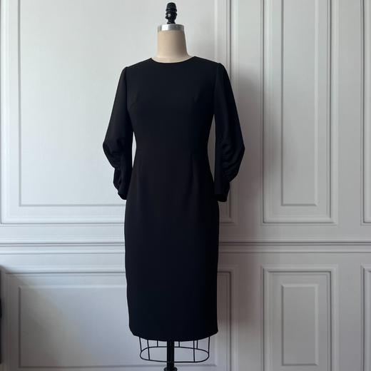 E定制—爱的永恒——“优雅绽放” Lady挚爱洋装羊腿袖连衣裙 2201094 商品图3