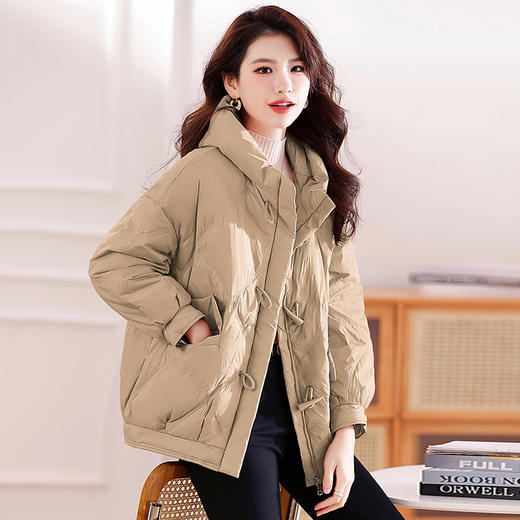 冬季新款，女短款白鸭绒小个子羽绒服HR-YIZX8211A 商品图5