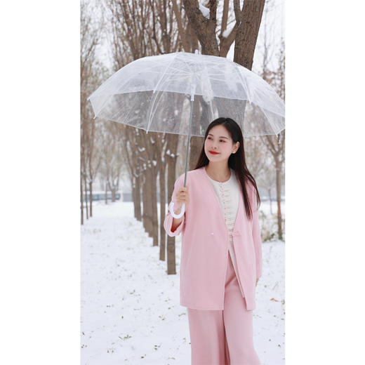 【抖音专属】阔腿裤（24709021-桃夭） 商品图0