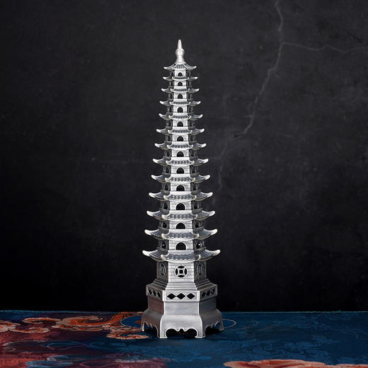 子佩集S999银【文昌塔】摆件【BJ741】纯银2312 商品图3