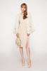 ESTELLICA 米杏色抽绳针织开衩连衣裙 9677 商品缩略图2