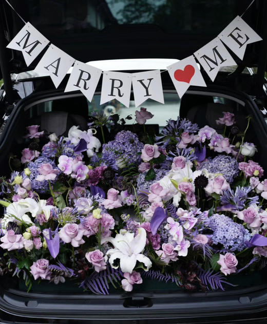 紫色系后备箱--惊喜/生日/求婚 商品图1