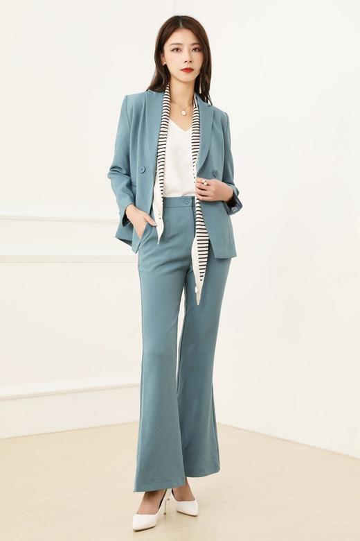 Le Malene 职业西装套装喇叭裤套装 13634 商品图5