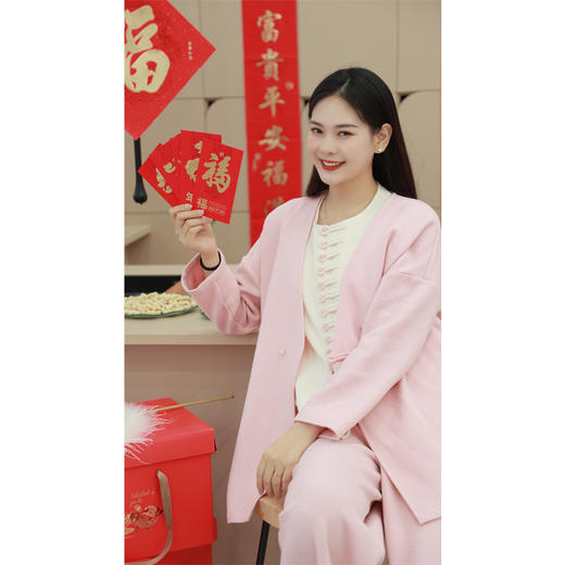 【抖音专属】阔腿裤（24709021-桃夭） 商品图4