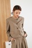 Le Malene 浅咖色无领外套半裙套装 13525 商品缩略图1