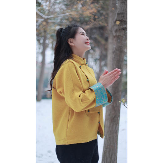 【抖音专属】【贺春系列】中式小衫（23805771-黄河琉璃） 商品图3