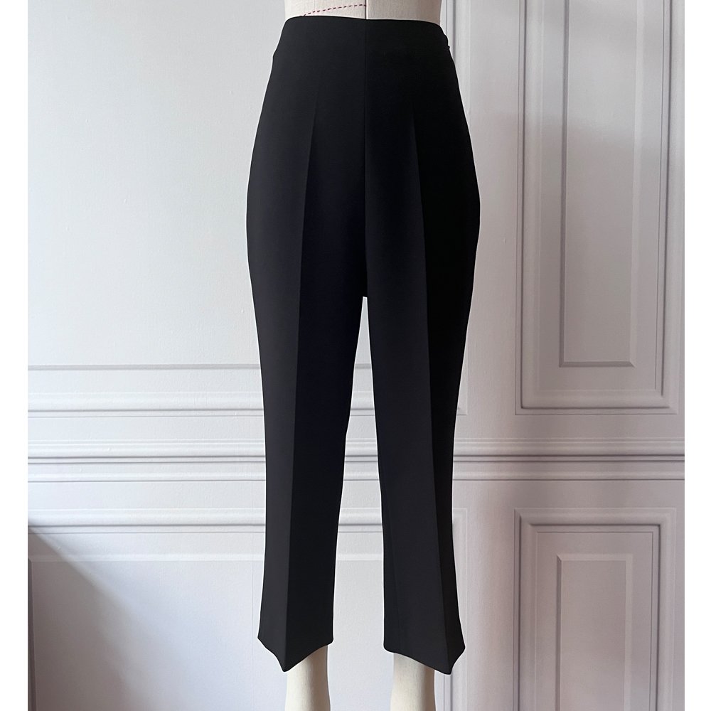 冬日黎明、New Look显瘦气质时尚通勤 极简休闲九分筒裤 2204024