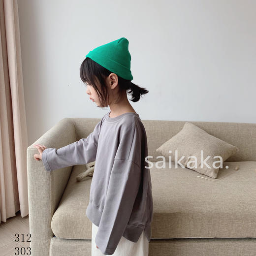 WT312背开叉卫衣   100-140 商品图2