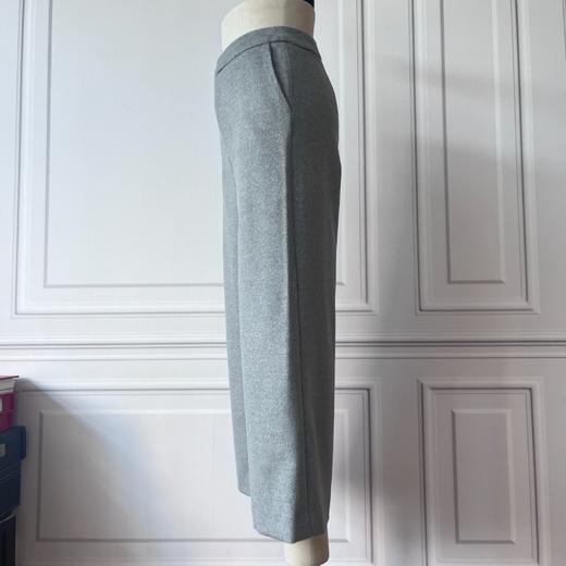 定制—温暖冬日—高级灰绵羊毛九分直筒裤- 显瘦阔腿裤   2104038 商品图2