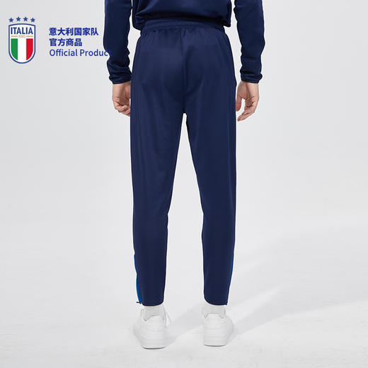 意大利国家队官方商品 | 深蓝运动拼接修身训练长裤休闲足球迷 商品图3