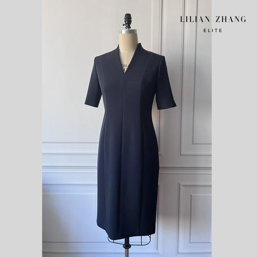 中式小立领收腰包臀连衣裙 - 气质修身春夏超显瘦连衣裙  2101039 商品图0