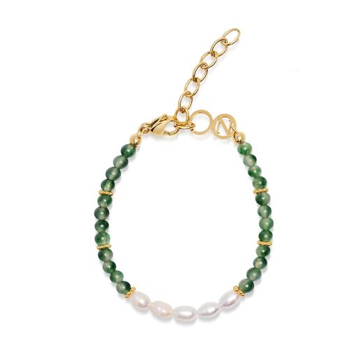 北京仓｜Nialaya-Beaded Bracelet-巴洛克珍珠 玛瑙 手链［美国设计师］ 商品图1