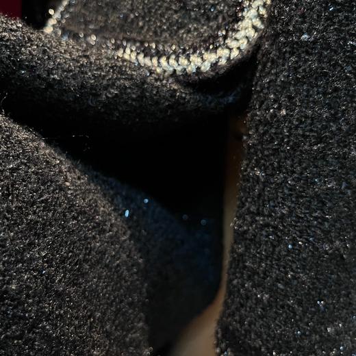 镶边星闪 - 复古A摆长款大衣 - 奢华气质翻领中长款外套 2106009 商品图3