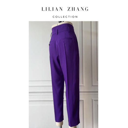 定制—Vintage—古着新穿—法式梦幻—挚爱高腰锥形裤2304032 商品图2