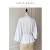 定制—单品新宠—“法式浪漫”—量感收褶灯笼袖春夏上衣 2302020 商品缩略图4