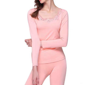 [特价99元2件]女士秋冬舒服柔保暖内衣套装[FF25832/FF25832B]