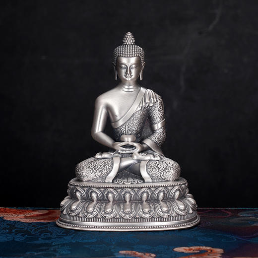 子佩集S999银【释迦牟尼】摆件【FX586】纯银2312 商品图3