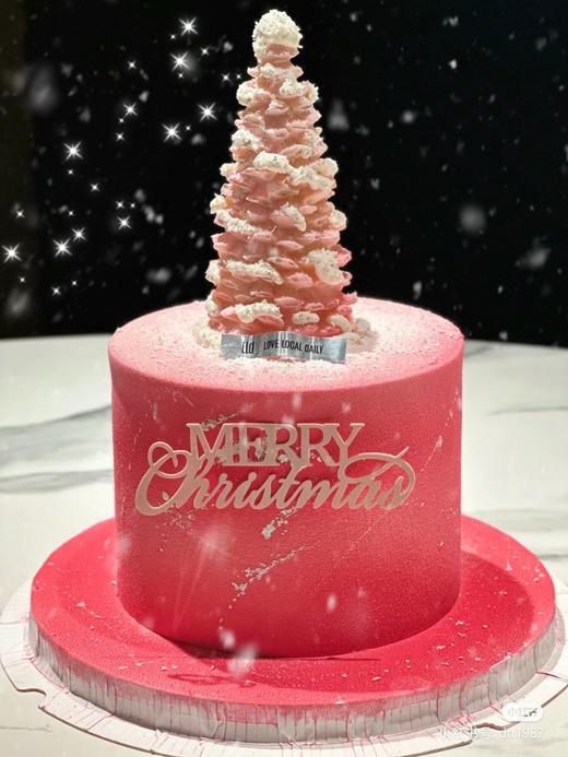 INS复古 小仙女的圣诞树 · 奶油霜蛋糕（喷砂工艺，颜色会有些许差异） 商品图1