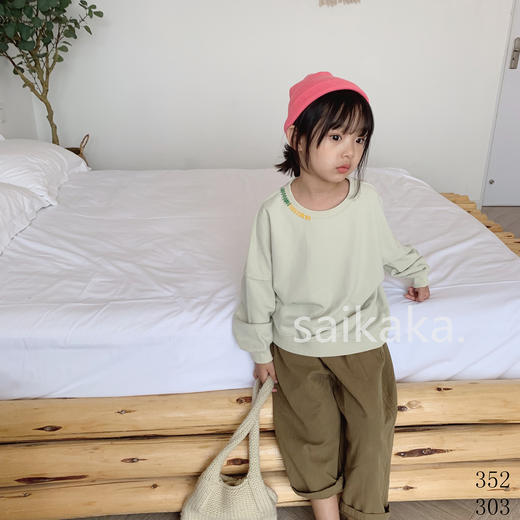 WT352领袖织线卫衣   100-140 商品图3