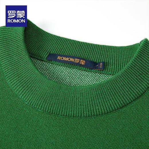 罗蒙秋冬男装针织衫男士休闲雪花提花毛衣时尚百搭多色毛衣男 商品图4