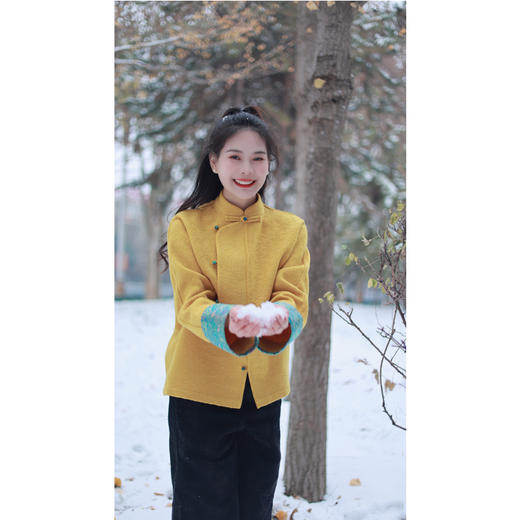 【抖音专属】【贺春系列】中式小衫（23805771-黄河琉璃） 商品图2