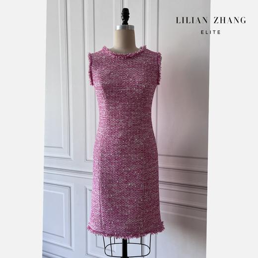 Vintage--轻奢、流苏小香连衣裙-优雅复古风小香风马甲裙 2201073 商品图0