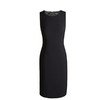 经典小黑裙、气质女士修身轻奢通勤无袖黑色圆领连衣裙  1801080 商品缩略图0