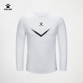 卡尔美2024新款运动训练薄款紧身衣套头衫