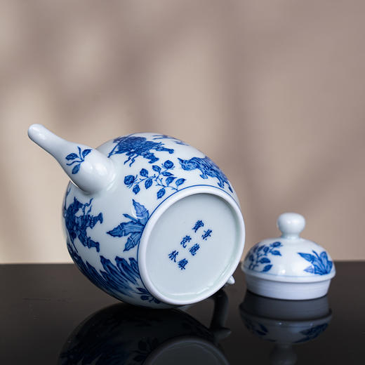 青花鬼谷子下山执壶 商品图5