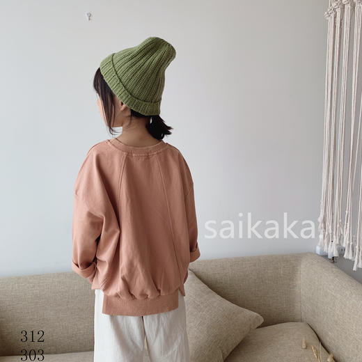 WT312背开叉卫衣   100-140 商品图6