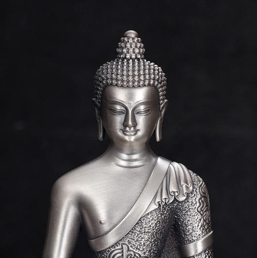子佩集S999银【释迦牟尼】摆件【FX586】纯银2312 商品图2