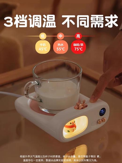 soip加热杯垫55度恒温杯子底座暖暖杯热牛奶神器家用可调温暖杯垫 商品图1